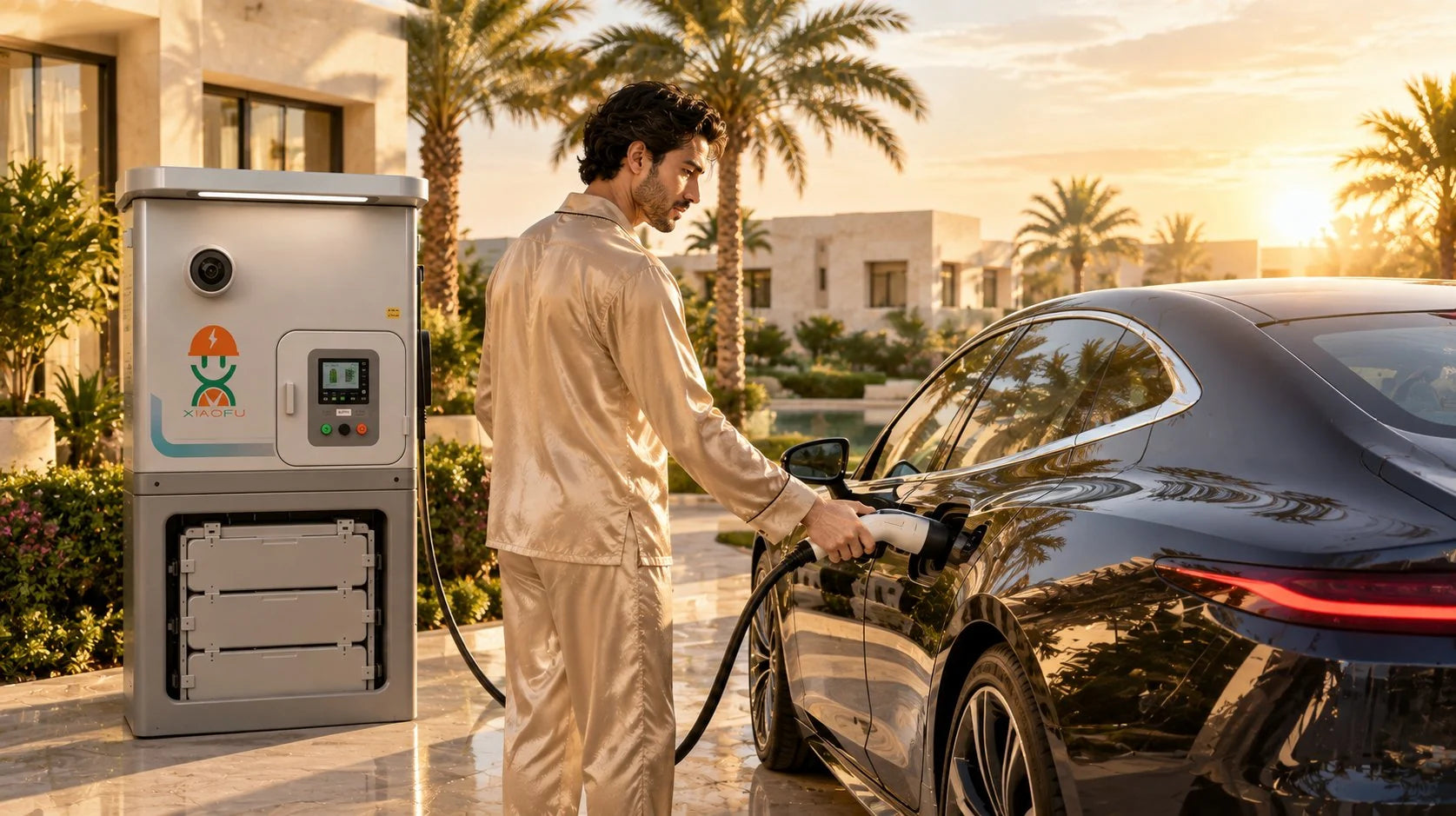 Xiaofu Energy all-in-one residential system — solar PV inverter, battery storage and EV charger